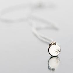 CROSS - peace and prosperity - sign bracelet - handmade sterling silver 925 pendant on 18cm long chain