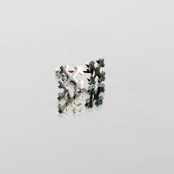 CROSS - peace and prosperity - sign - handmade sterling silver 925 earrings