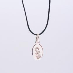 GRASS SNAKE - wisdom and knowledge - sign bracelet or necklace-handmade sterling silver 925 pendant on Leather cord