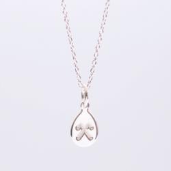 PROSPERITY - perfection, wealth and harmony - sign bracelet- handmade sterling silver 925 pendant on 18cm long chain